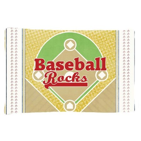 Carolines Treasures Carolines Treasures SB3077PILLOWCASE Baseball Rules Moisture Wicking Fabric Standard Pillowcase SB3077PILLOWCASE